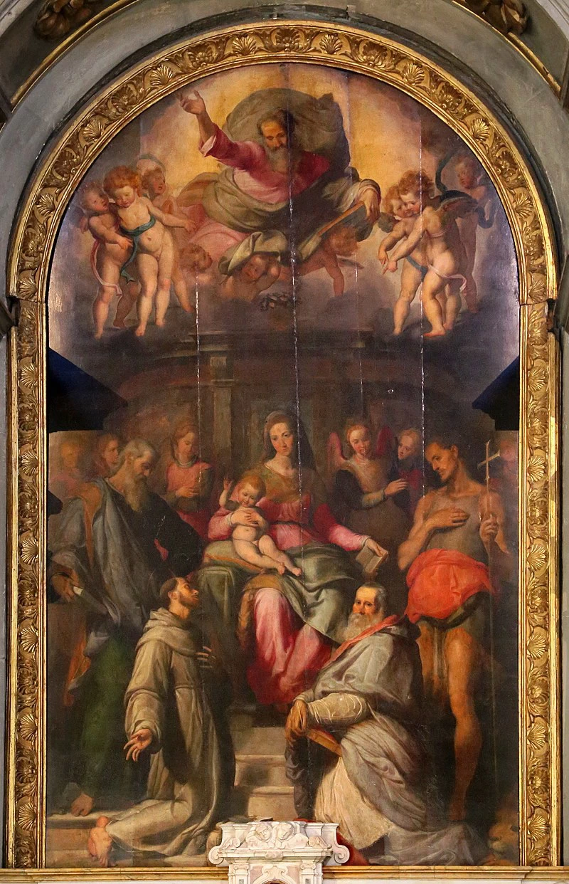 La Sacra Conversazione - Chiesa di Ognisanti, Firenze